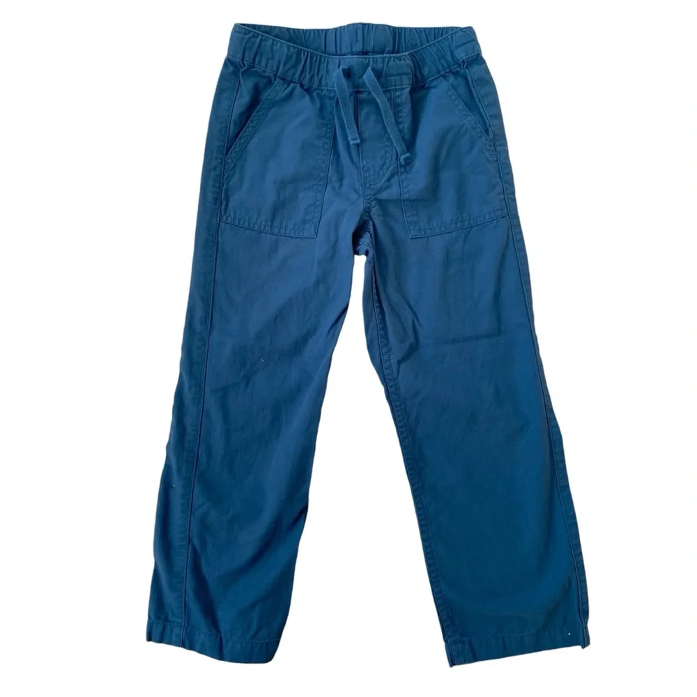 PRIMARY Pants Relaxed Painter Drawstring Work Cotton Canvass Blue Jeans Cargo
